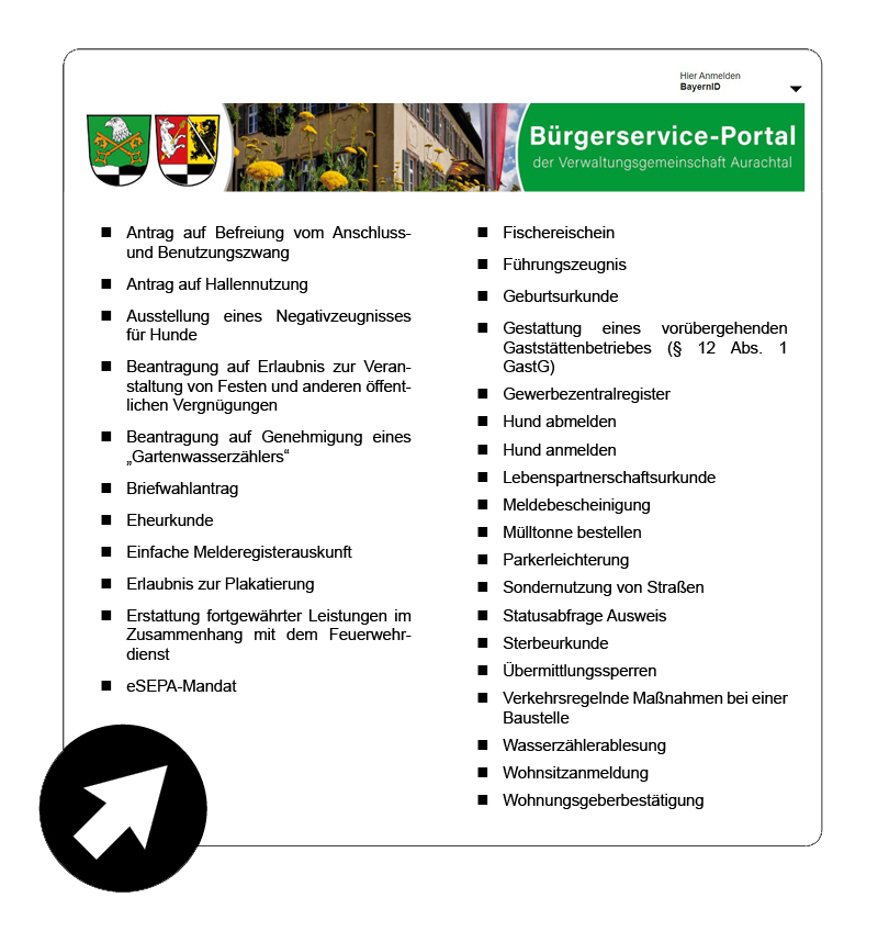 Bürgerservice-Portal der VG Aurachtal