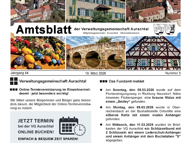 Amtsblatt 03/2026 vom 19.03.2026
