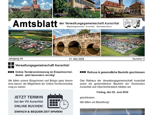 Amtsblatt 05/2026 vom 21.05.2026