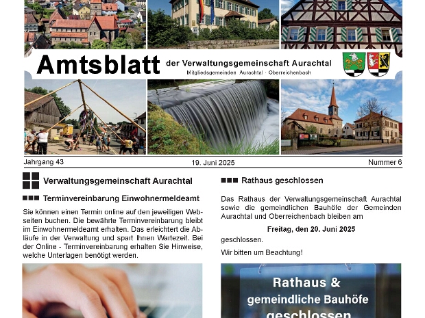 Amtsblatt 06/2025 vom 19.06.2025