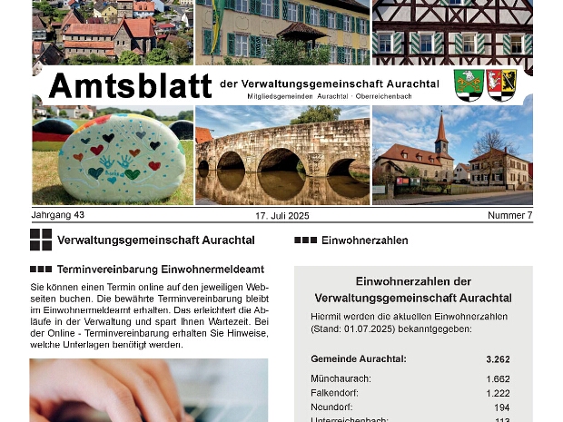 Amtsblatt 07/2025 vom 17.07.2025