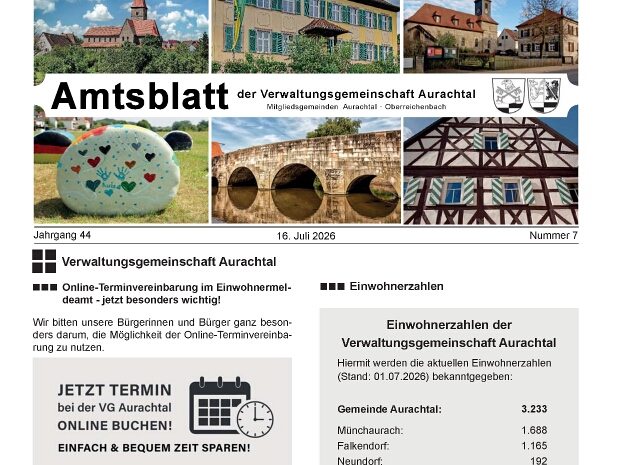 Amtsblatt 07/2026 vom 16.07.2026
