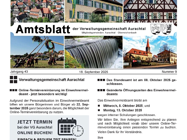 Amtsblatt 09/2025 vom 18.09.2025