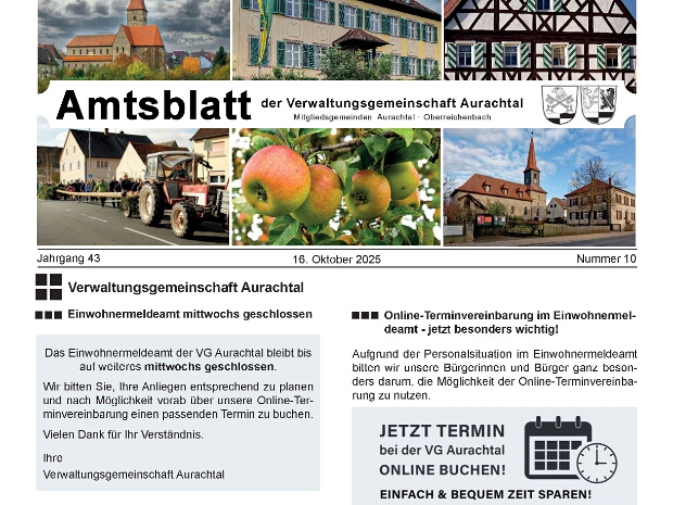 Amtsblatt 10/2025 vom 16.10.2025