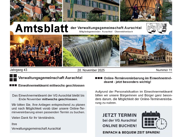 Amtsblatt 11/2025 vom 20.11.2025